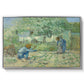 First Steps after Millet, 1890 - Floater Framed Canvas Print
