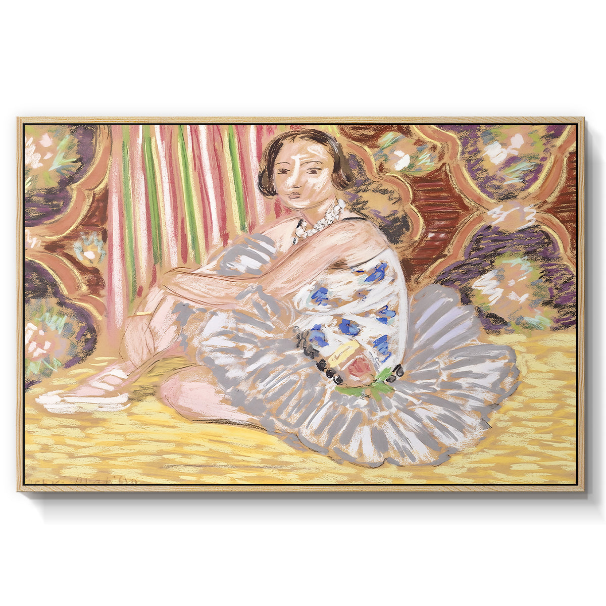 The Dancer (La danseuse), c. 1927 - Floater Framed Canvas Print