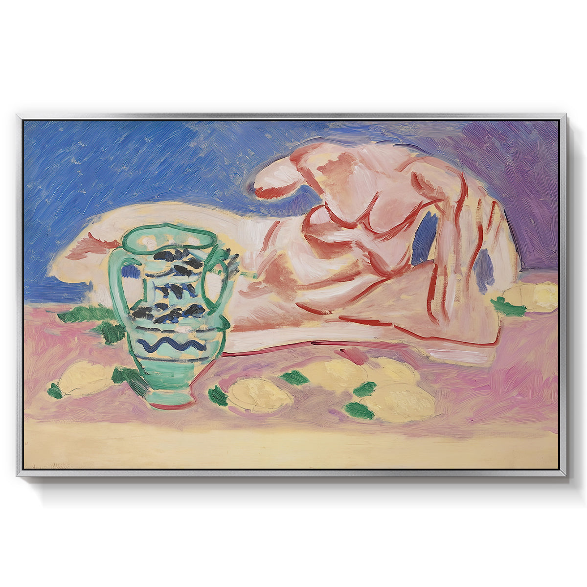 Ilyssus from the Parthenon, 1908 - Floater Framed Canvas Print