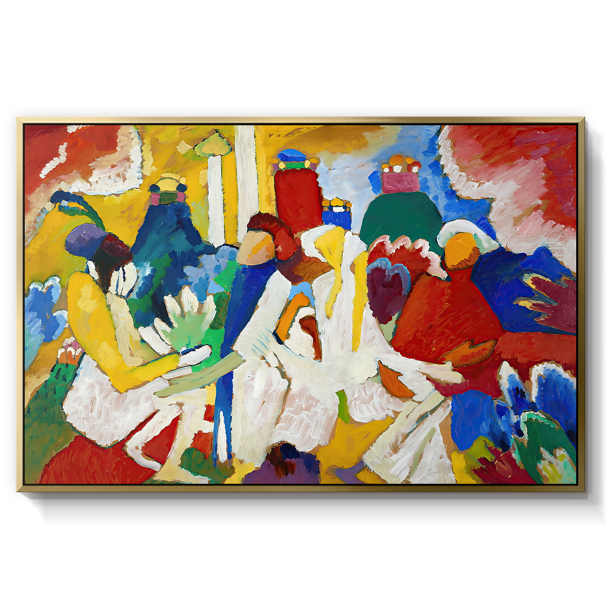 Oriental, 1909 - Floater Framed Canvas Print
