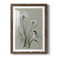 Bouquet of Grace Bird II - Premium Framed Print - Distressed Barnwood Frame - Ready to Hang