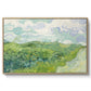 Green Wheat Field, Auvers, 1890 - Floater Framed Canvas Print