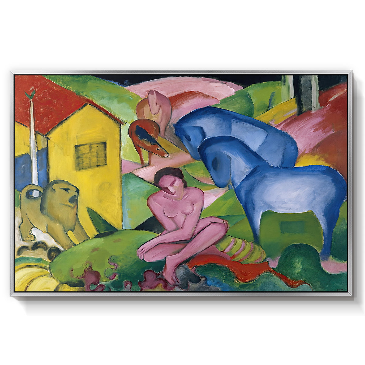 The Dream, 1912 - Floater Framed Canvas Print