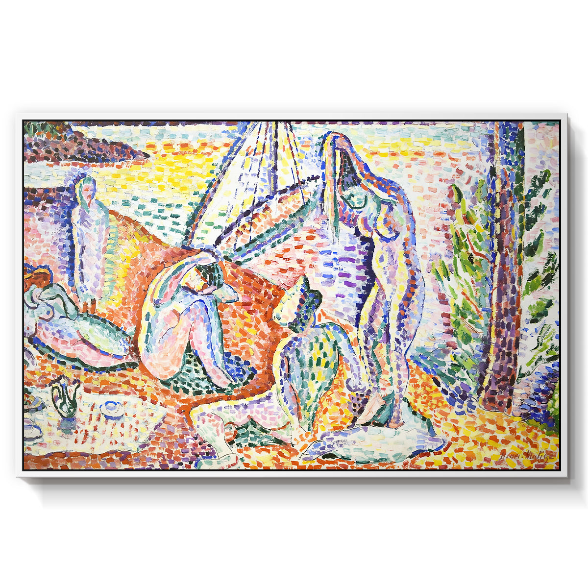 Luxe, Calme et Volupté, 1904 - Floater Framed Canvas Print