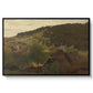 Landscape from Ebersteinburg in Baden, 1876 - Floater Framed Canvas Print