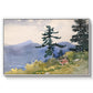 North Woods Club, Adirondacks, 1892 - Floater Framed Canvas Print