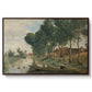 Landscape at Arleux-du-Nord, c. 1871-1874 - Floater Framed Canvas Print