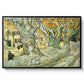 The Large Plane Trees (Road Menders at Saint-Rémy), 1889 - Floater Framed Canvas Print