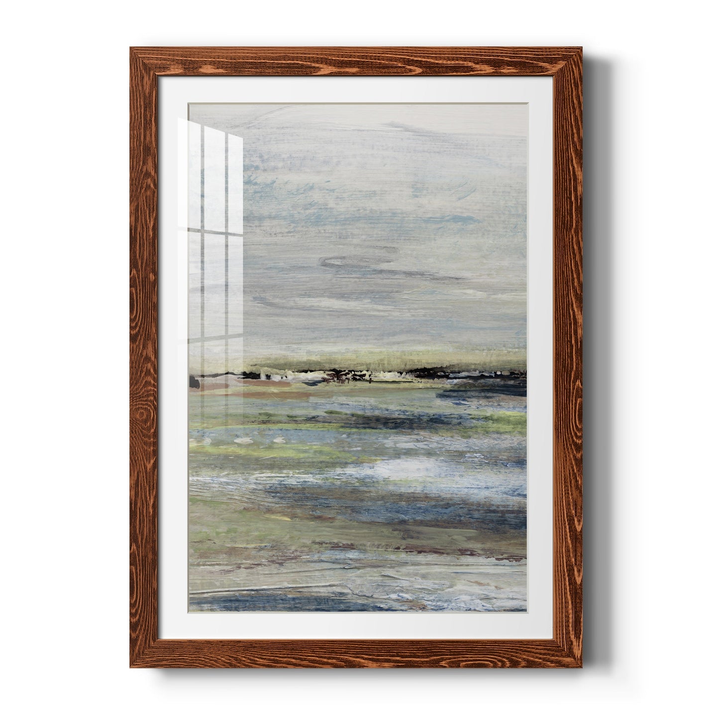 Wetlands I - Barnwood Framed Art Print