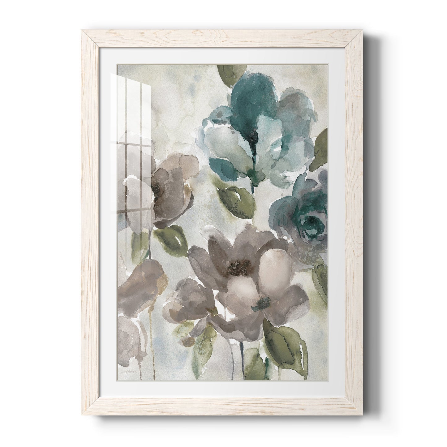 Topaz Garden II - Barnwood Framed Art Print