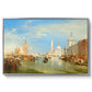 Venice: The Dogana and San Giorgio Maggiore, 1834 - Floater Framed Canvas Print