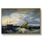 Sheerness as Seen from the Nore, 1808 - Floater Framed Canvas Print