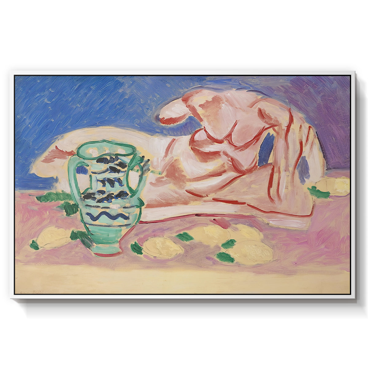 Ilyssus from the Parthenon, 1908 - Floater Framed Canvas Print