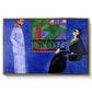 The Conversation, c. 1908-1912 - Floater Framed Canvas Print
