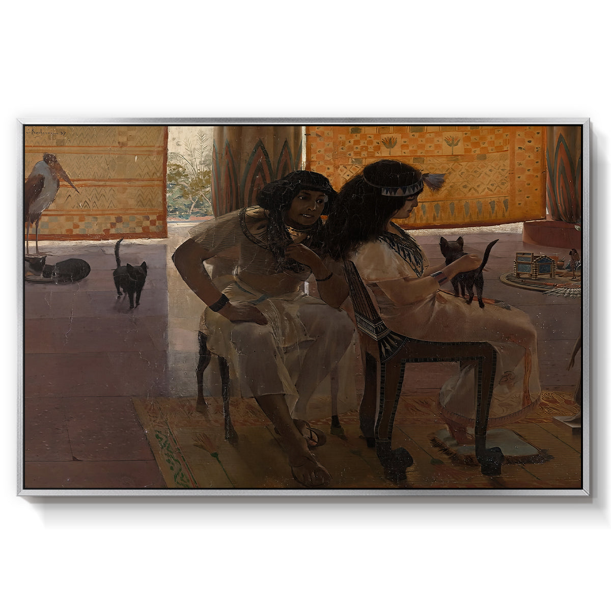 The Age of the Pharaohs, 1914 - Floater Framed Canvas Print