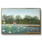 The Flamingoes (Les Flamants), 1907 - Floater Framed Canvas Print
