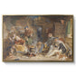 Highland Hospitality, 1832 - Floater Framed Canvas Print