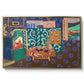 Interior with Aubergines, 1911 - Floater Framed Canvas Print