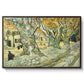 The Large Plane Trees (Road Menders at Saint-Rémy), 1889 - Floater Framed Canvas Print