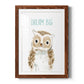 Dream Big Owl - Premium Framed Print - Distressed Barnwood Frame - Ready to Hang