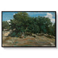 Fontainebleau: Oak Trees at Bas-Bréau, c. 1830-1835 - Floater Framed Canvas Print