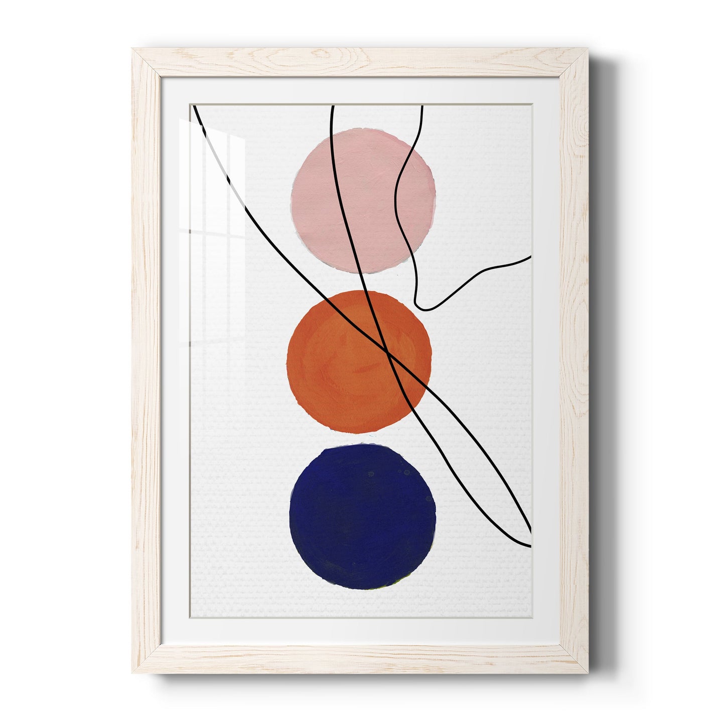 Millenium Geo Abstract - Barnwood Framed Art Print