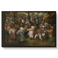 The Wedding Dance, c. 1566 - Floater Framed Canvas Print