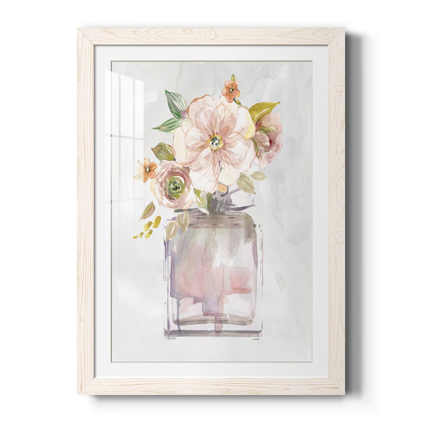 Mini Bouquet I - Barnwood Framed Art Print
