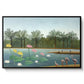 The Flamingoes (Les Flamants), 1907 - Floater Framed Canvas Print