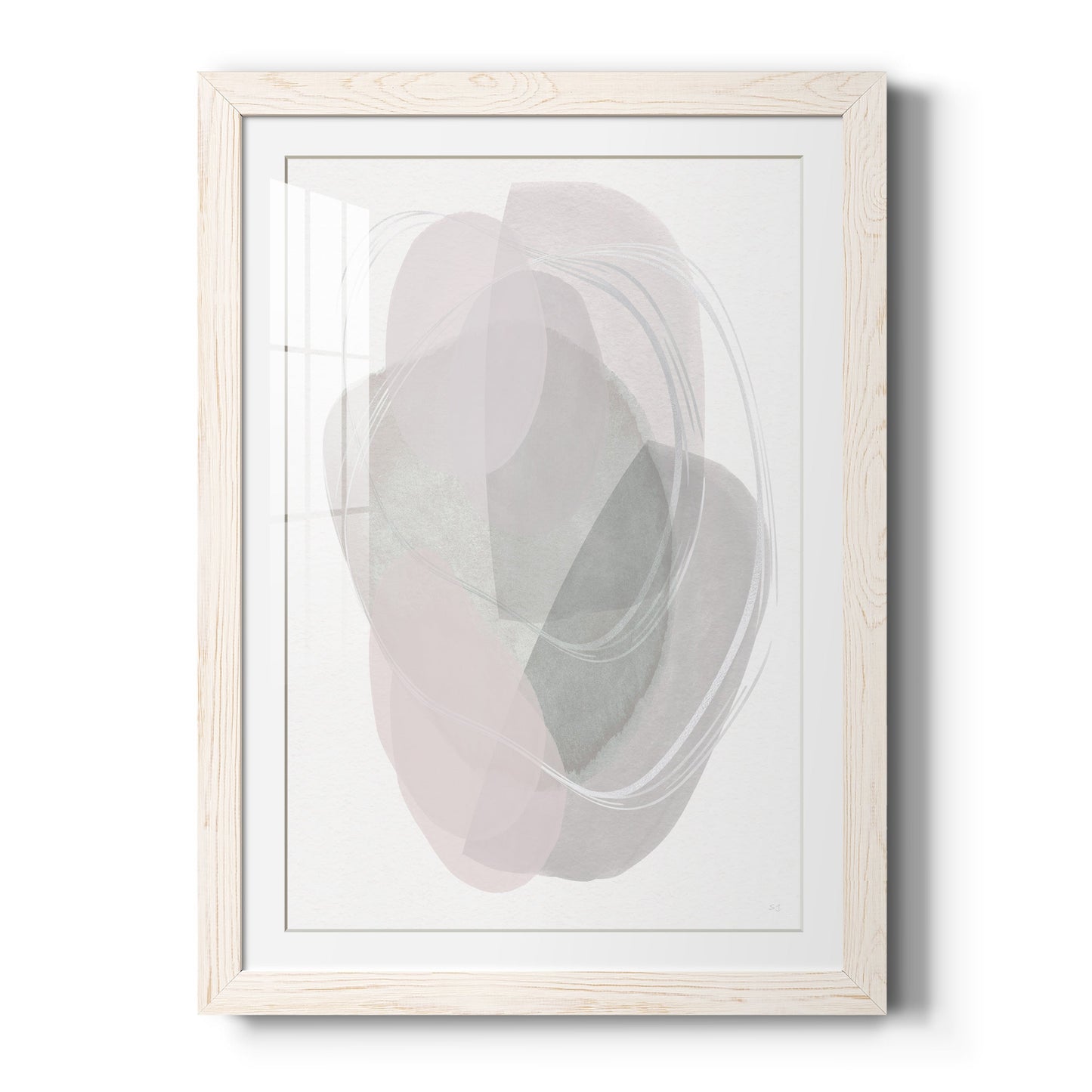 River Jewels II - Barnwood Framed Art Print