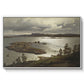 The Fjord at Sandviken (Sandviksfjorden), 1879 - Floater Framed Canvas Print