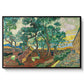 The Garden of Saint-Paul Hospital, 1889 - Floater Framed Canvas Print