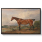 A Hunter in a Landscape, c. 1810 - Floater Framed Canvas Print