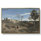 La Cervara, the Roman Campagna, c. 1830-1831 - Floater Framed Canvas Print
