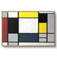 Composition with Yellow, Red, Black, Blue, and Gray, 1920 - Floater Framed Canvas Print