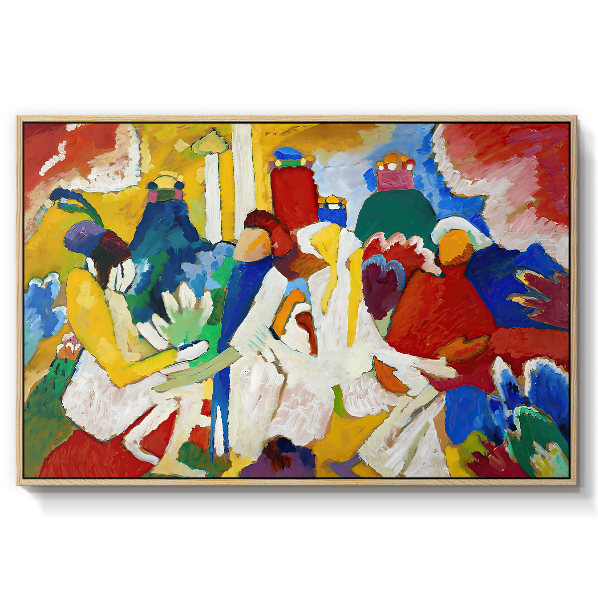 Oriental, 1909 - Floater Framed Canvas Print