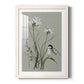 Bouquet of Grace Bird II - Premium Framed Print - Distressed Barnwood Frame - Ready to Hang