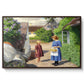Summer Day in Jyllinge, 1922 - Floater Framed Canvas Print
