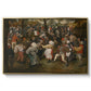 The Wedding Dance, c. 1566 - Floater Framed Canvas Print