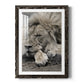 Sleepy Afternoon in Masai Mara - Premium Framed Print - Distressed Barnwood Frame - Ready to Hang