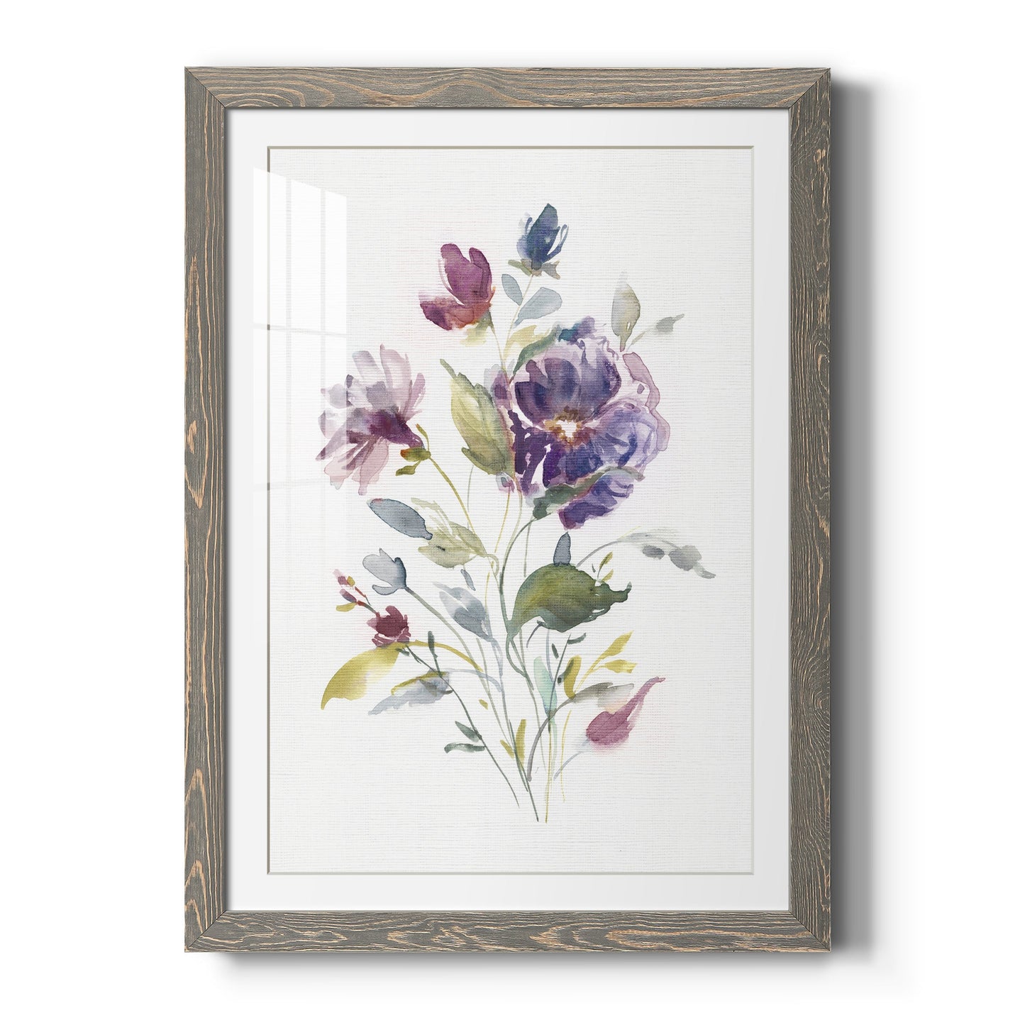 Color Variety I - Barnwood Framed Art Print
