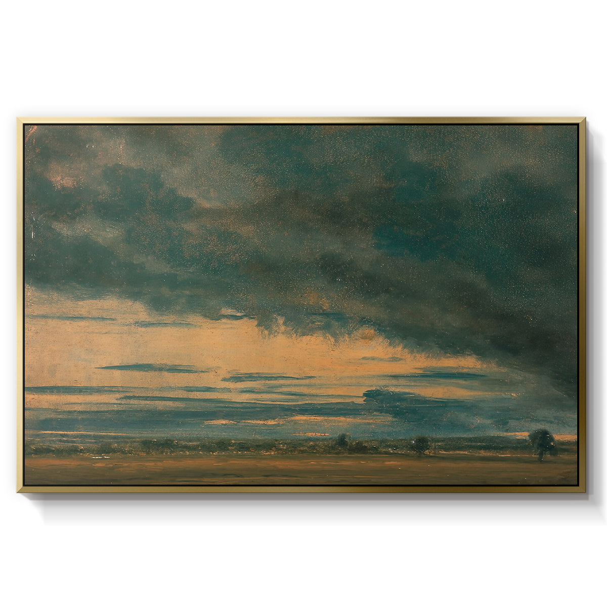 Cloud Study, c. 1821 - Floater Framed Canvas Print