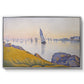 Evening Calm, Concarneau, Opus 220, 1891 - Floater Framed Canvas Print