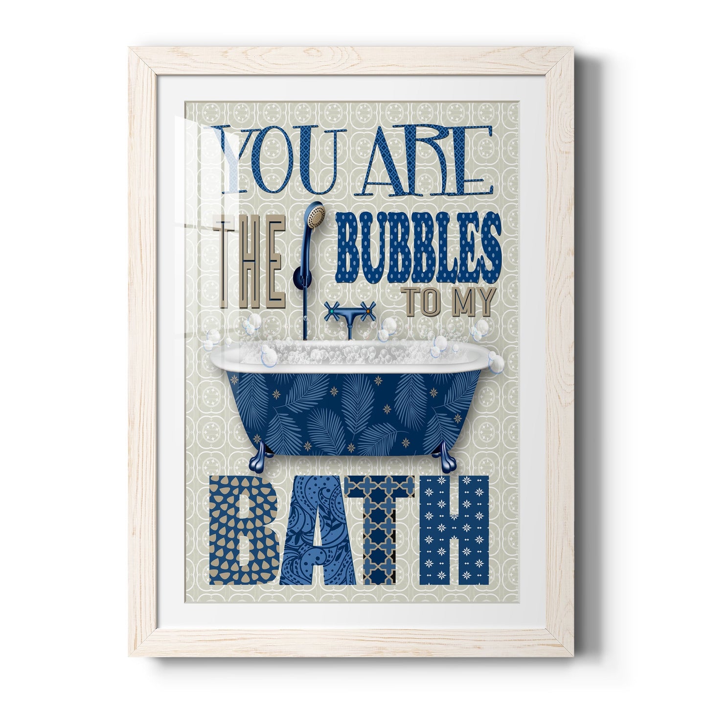 Bubble Bath - Barnwood Framed Art Print