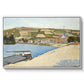 The Riverbank, Les Andelys, 1886 - Floater Framed Canvas Print