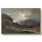 From the Western Coast of Norway, 1862 - Floater Framed Canvas Print