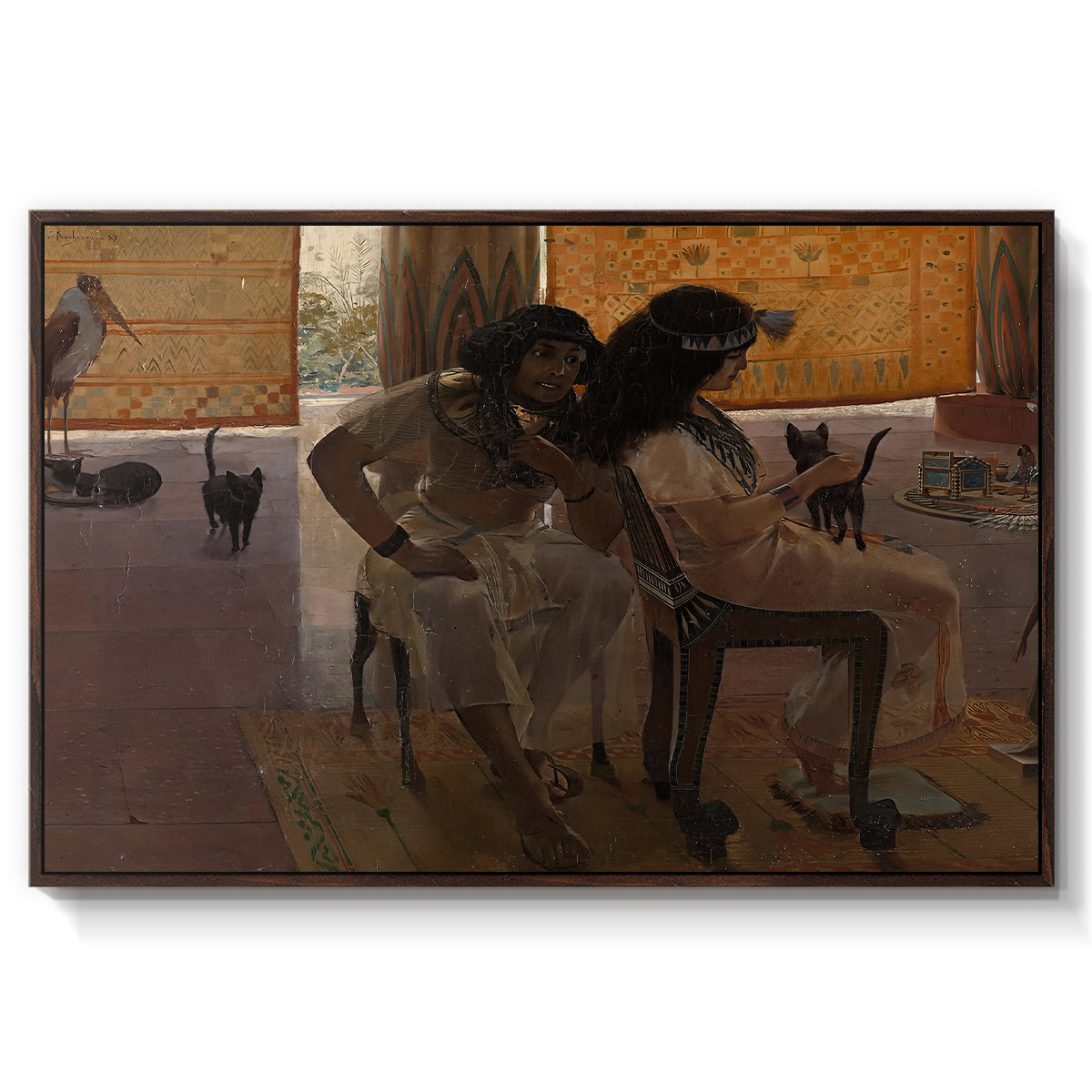 The Age of the Pharaohs, 1914 - Floater Framed Canvas Print