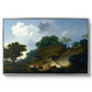 Landscape with Shepherds and Flock of Sheep, c. 1763-1765 - Floater Framed Canvas Print