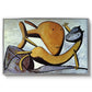 Cat and Big Fish, c. 1931 - Floater Framed Canvas Print