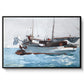 Taking on Wet Provisions, 1903 - Floater Framed Canvas Print